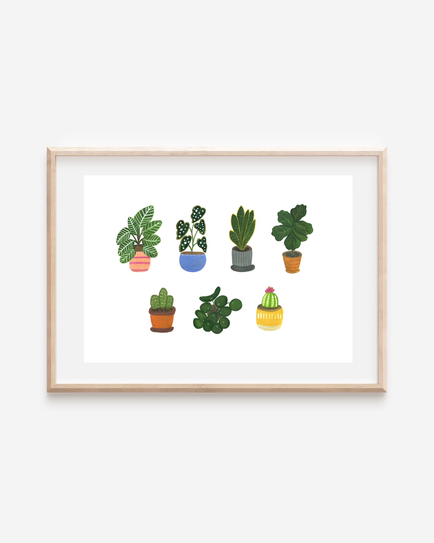 House Plants Poster | Greenery Art Print