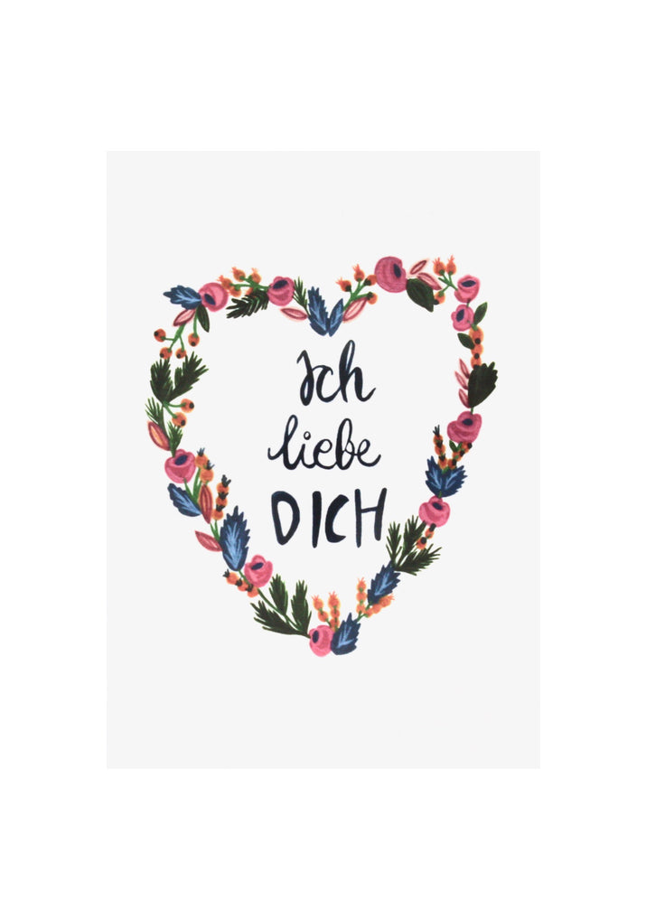 Ich liebe Dich | Love & Friendship Card