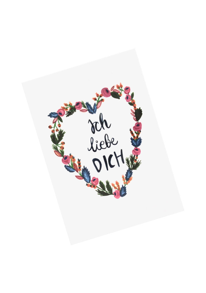 Ich liebe Dich | Love & Friendship Card