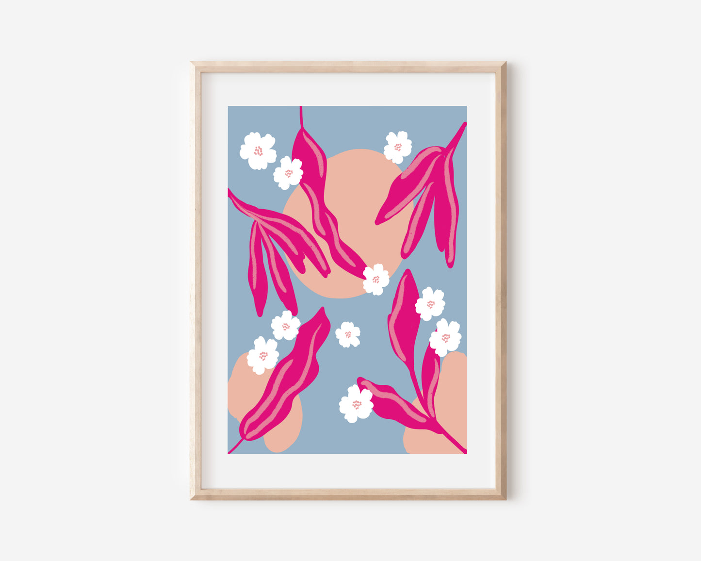 Moonlight Sakura | Floral Print