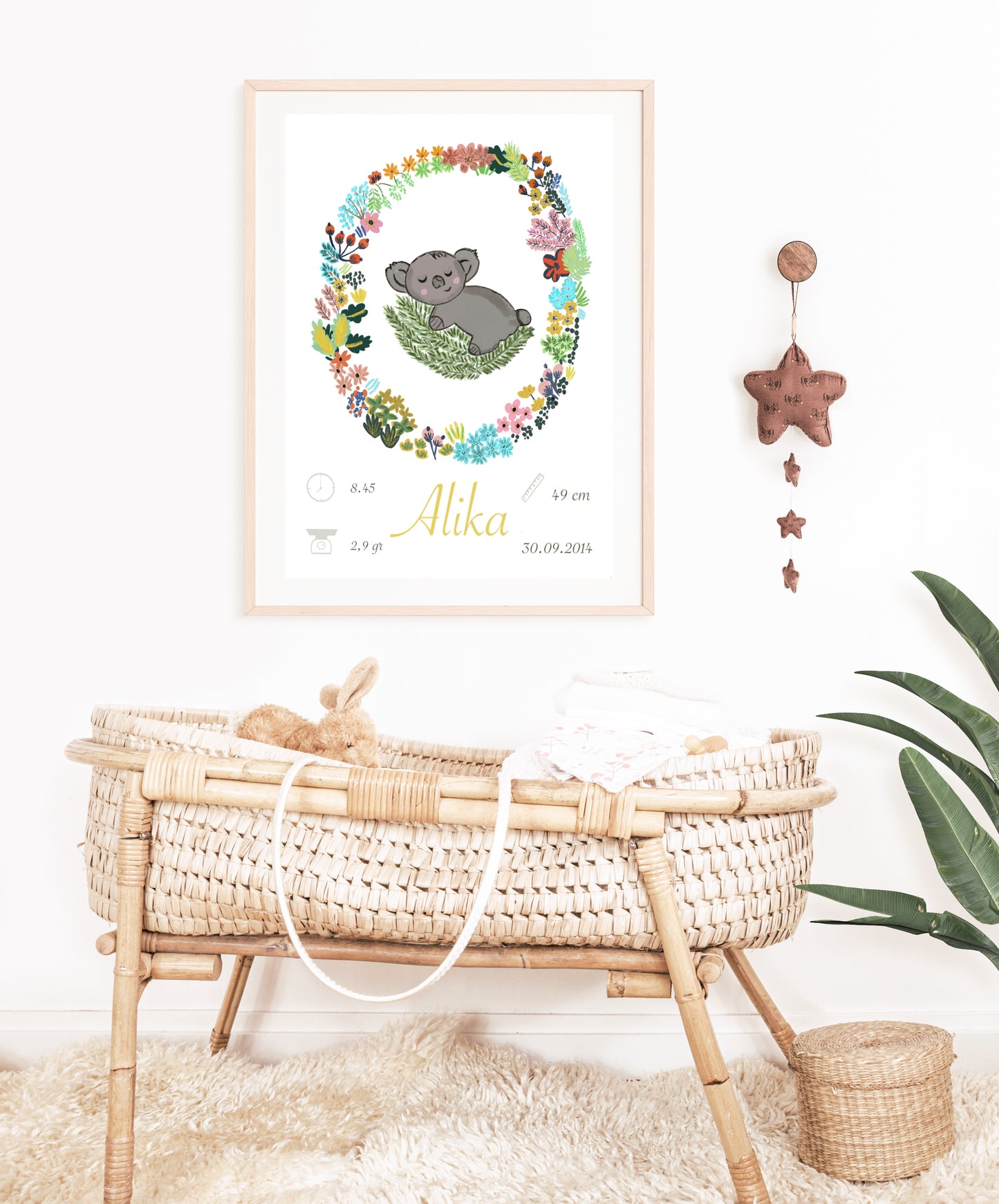 Baby Koala | Nursery & Children Room Poster