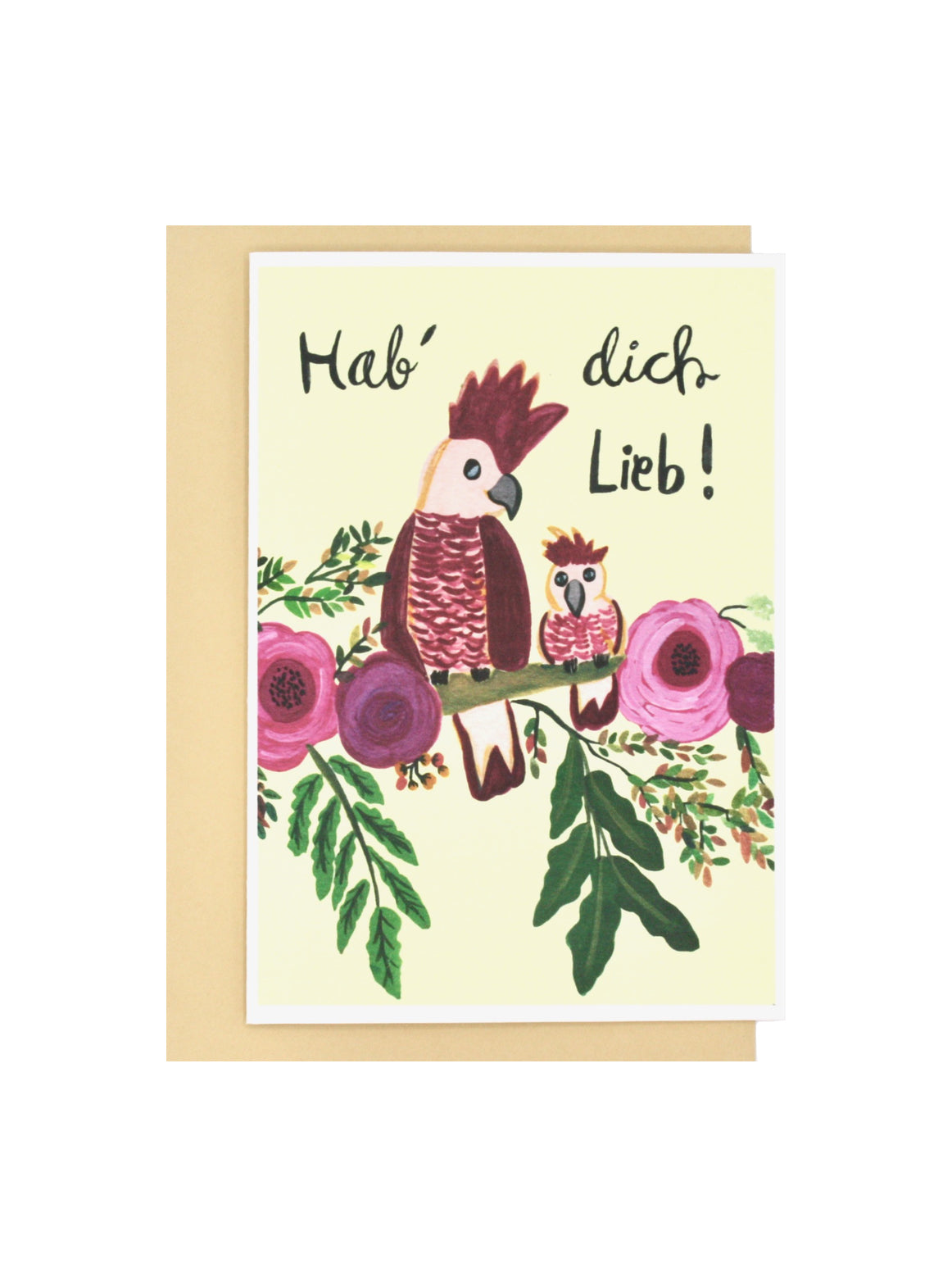 Red Parrots | Love & Friendship Card