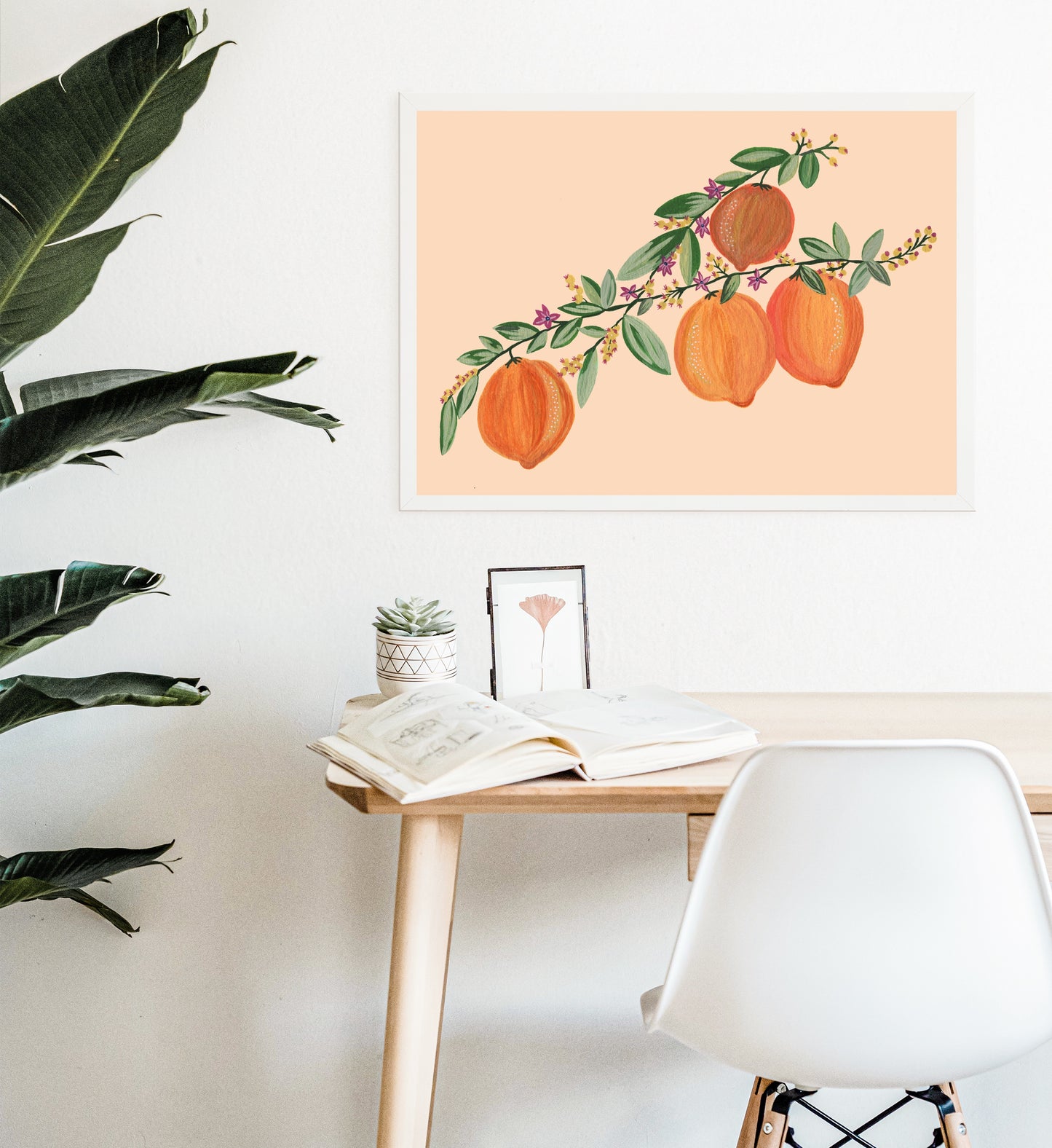 Summer Peaches | Fruit Print