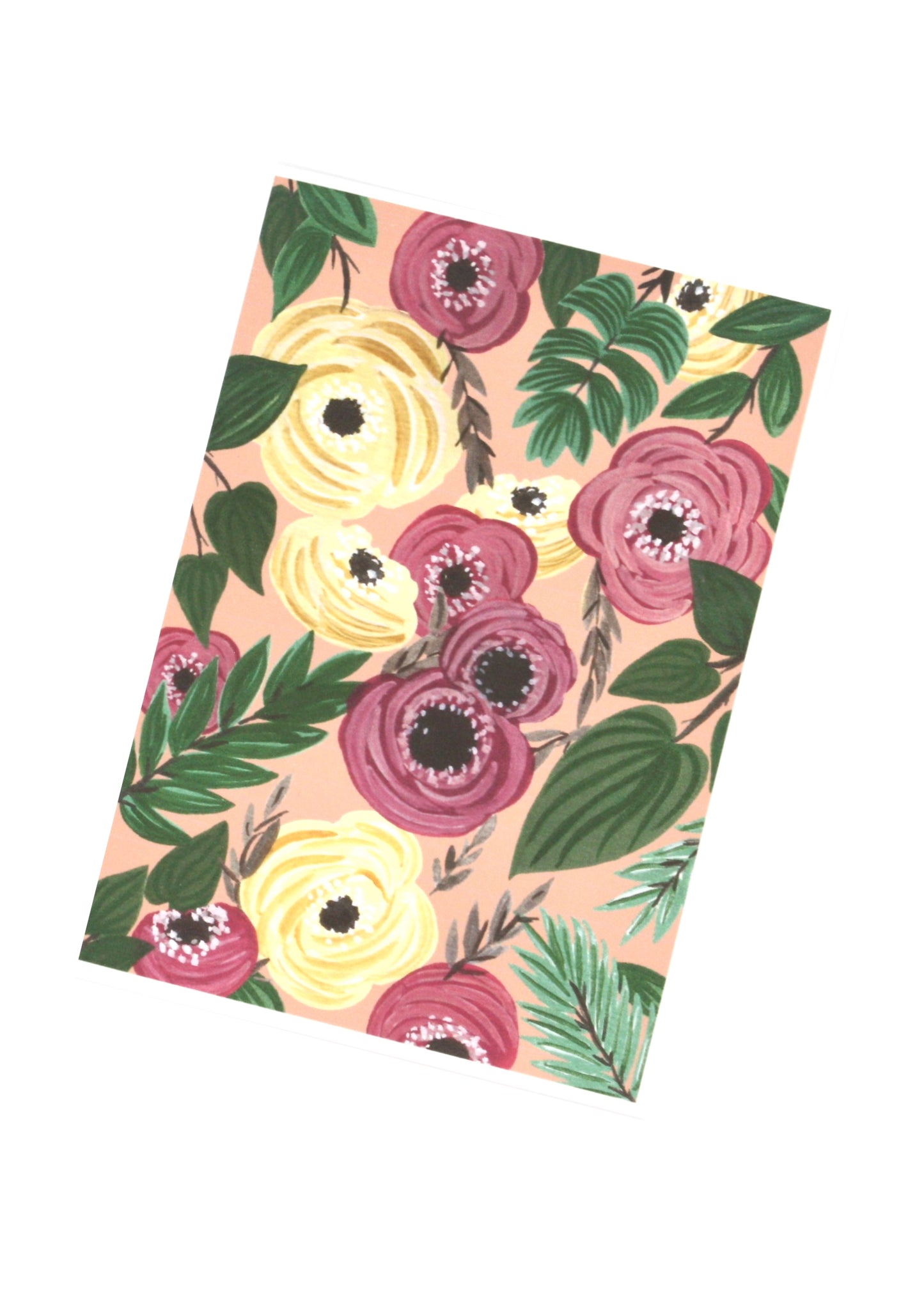 Pink Yellow Roses | Everyday Card