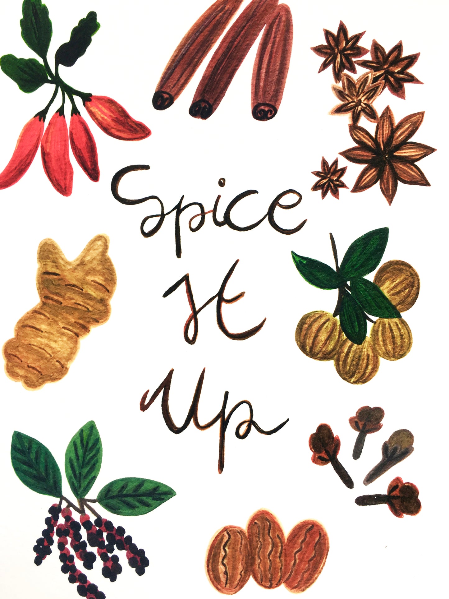 Spice It Up | Kitchen Spices Art Print