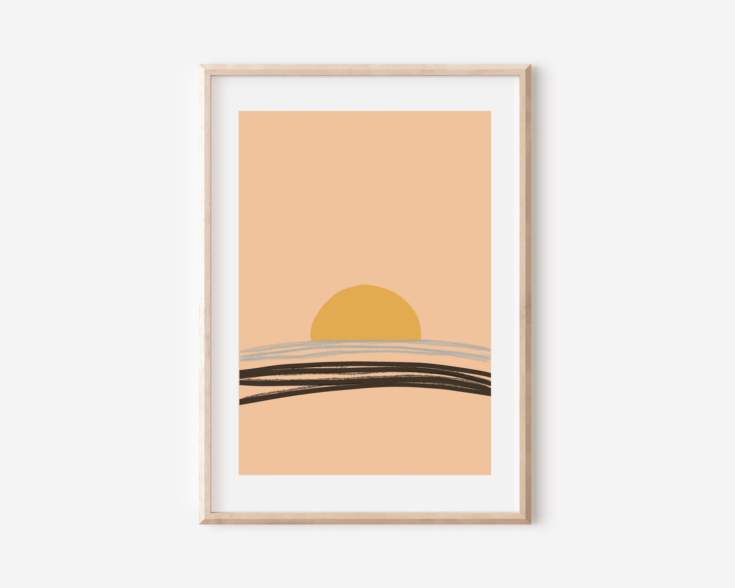 Sunset Illustration | Minimalist