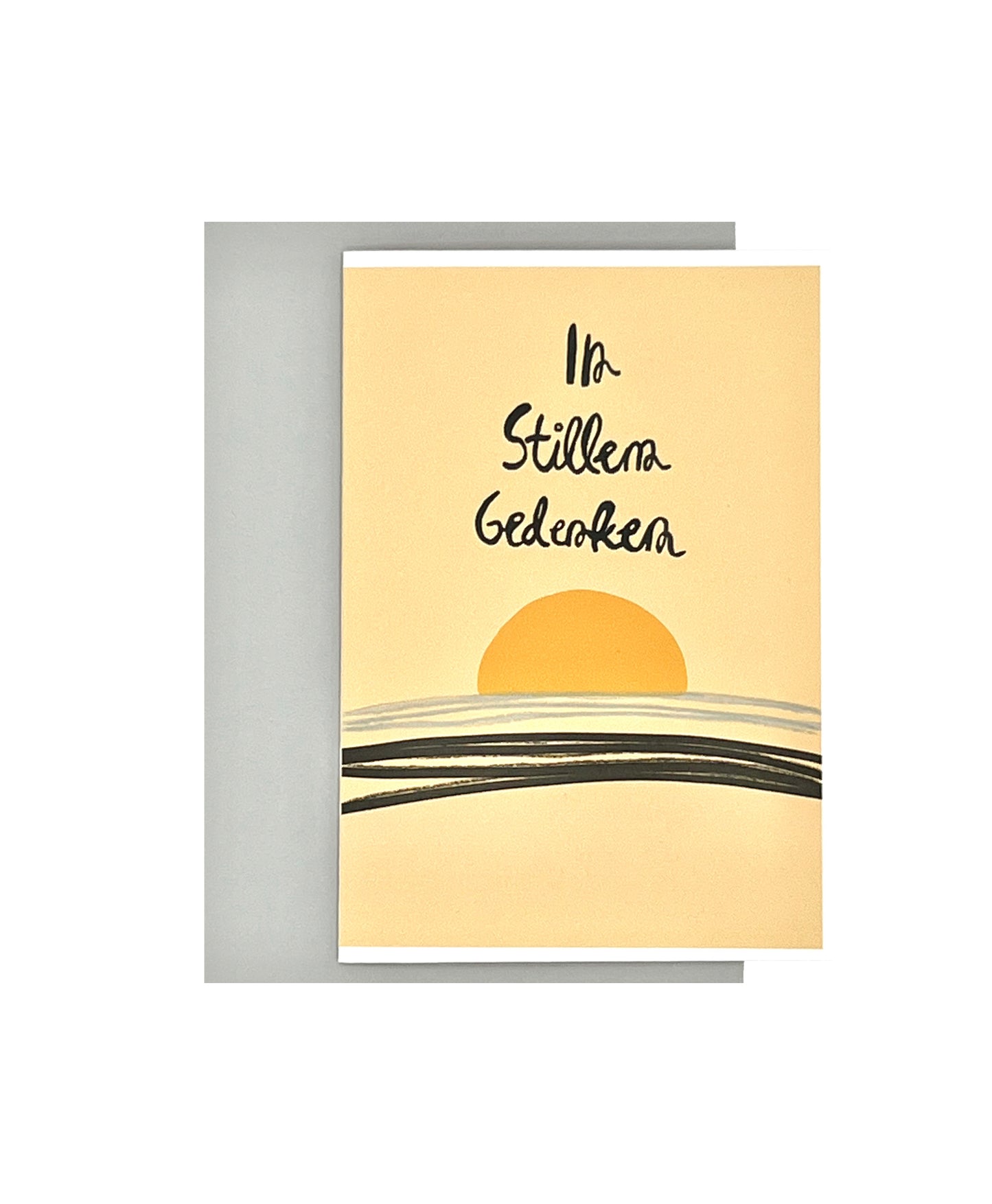 Deep Condolences Sunset | Sympathy Card