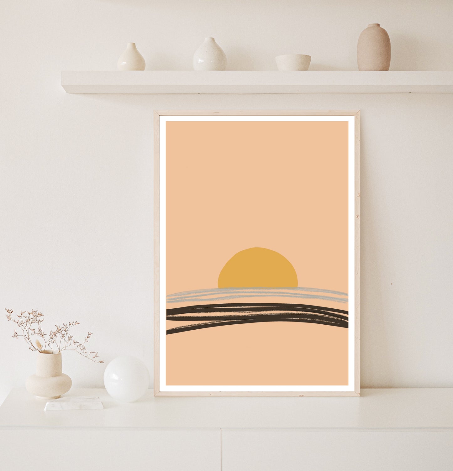 Sunset Illustration | Minimalist