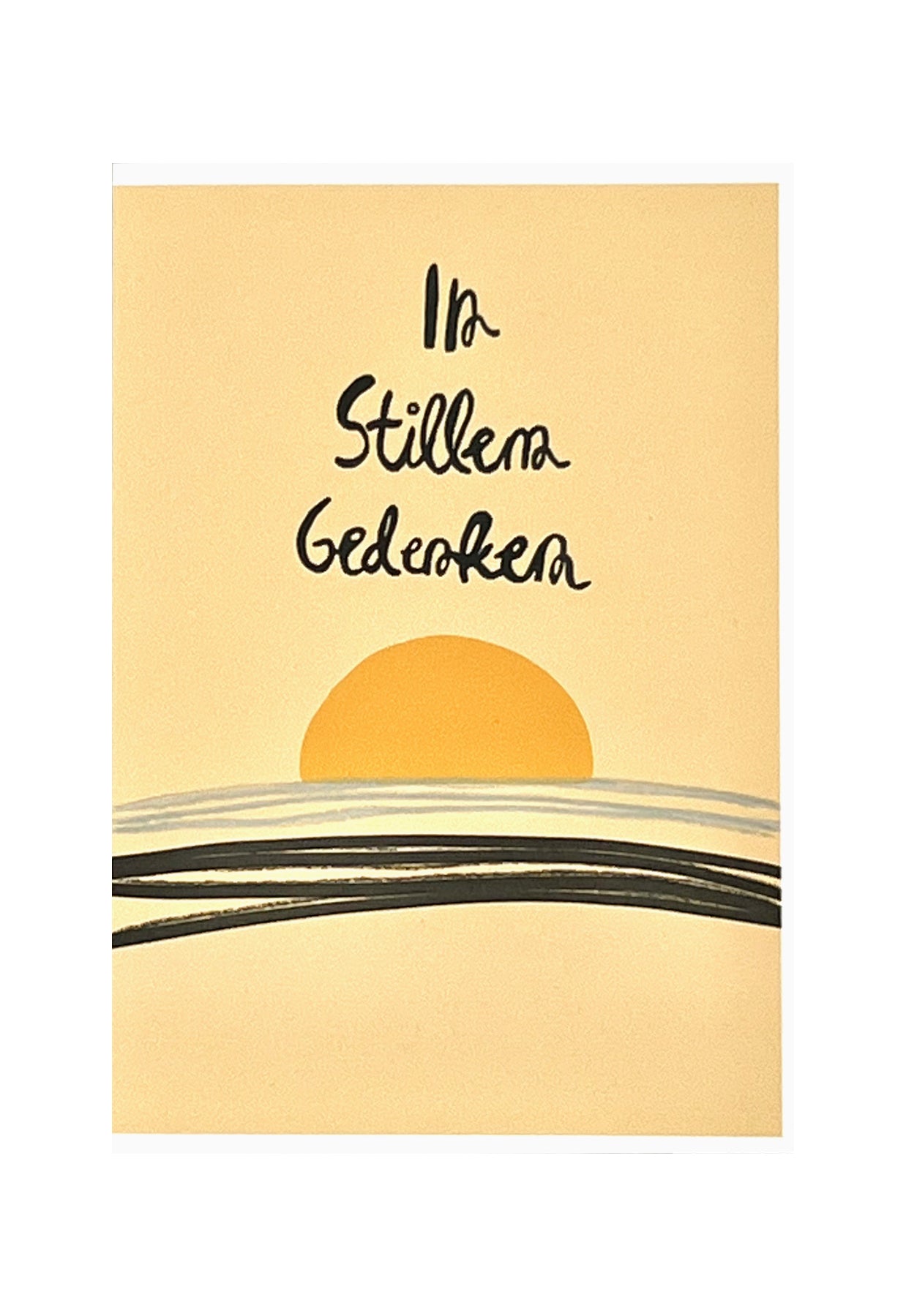 Deep Condolences Sunset | Sympathy Card