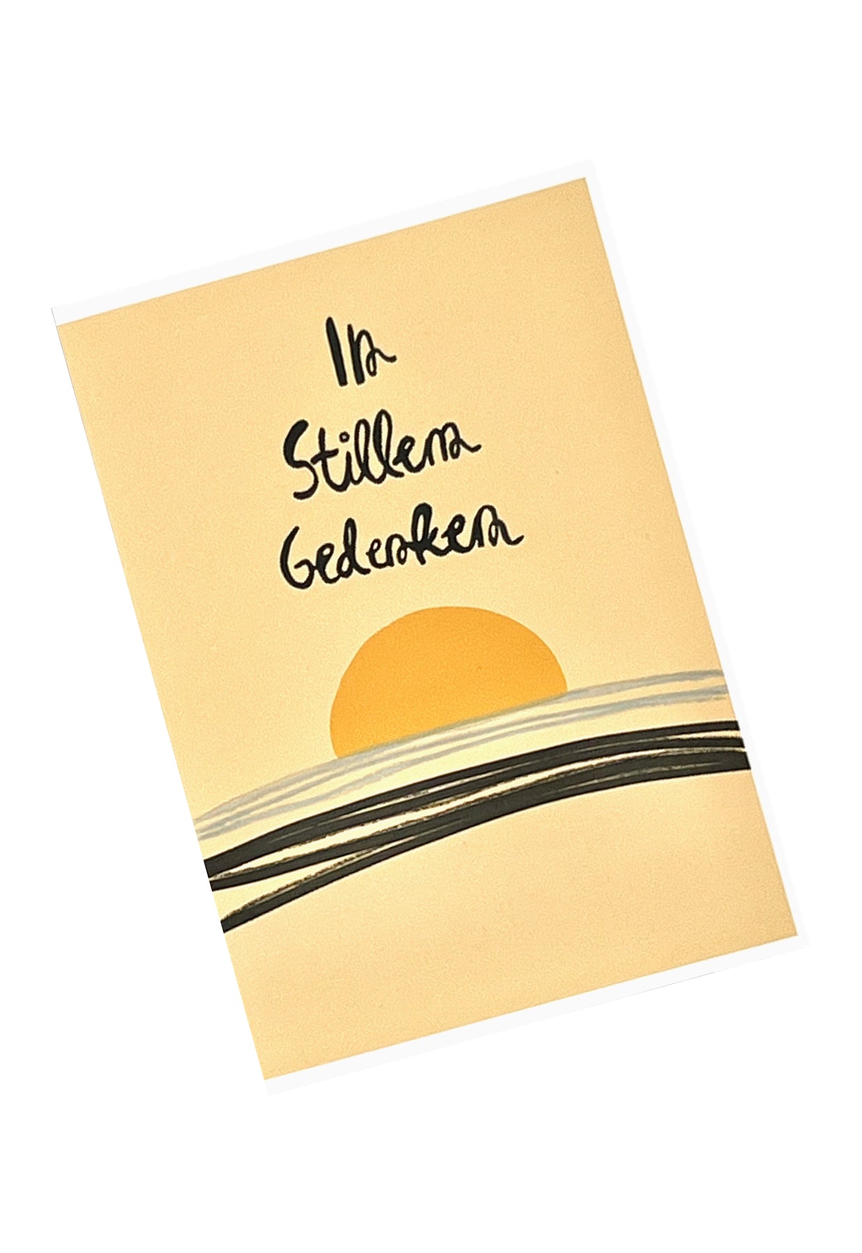 Deep Condolences Sunset | Sympathy Card