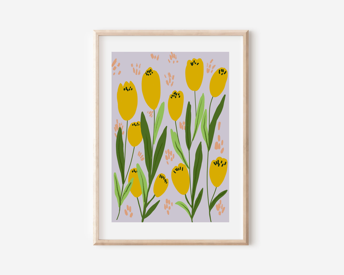 Yellow Tulips | Floral Art Print