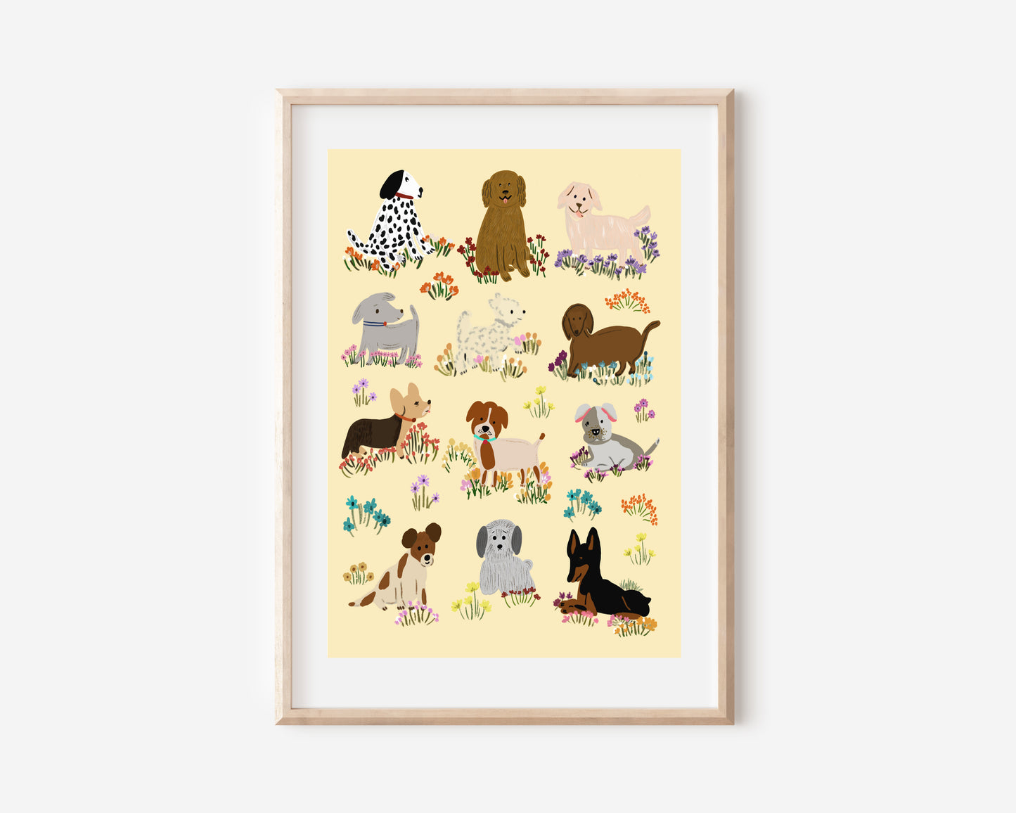Dogs Poster | Nursery & Children Room Poster